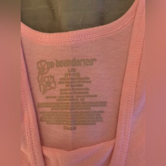 No Boundaries large pink tank top - Picture 2 of 2